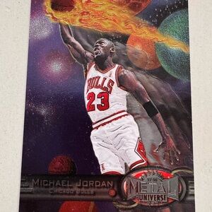 1997 Michael Jordan Fleer Metal Universe #23 Chicago Bulls